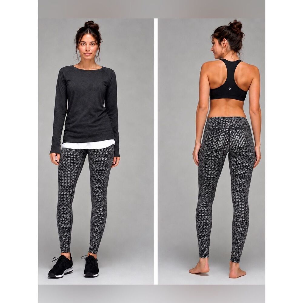 Lululemon Wunder Under Silver Spoon Leggings